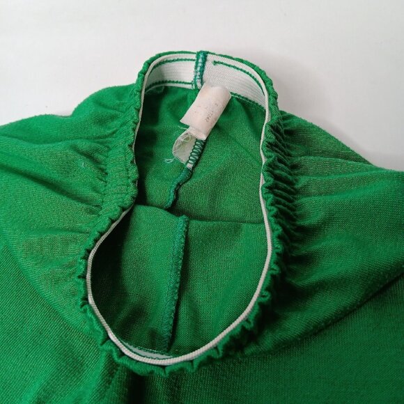 Vintage Mickey Mouse Pajamas Size 2T Toddler Short Sleeve Pant Set Green Fishing - Picture 11 of 12